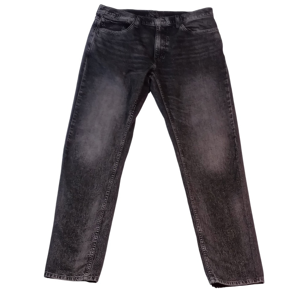 Levis 559 Mens Relaxed Straight Leg Black Gray Wash Denim Jeans 36x36 Fits 38x35